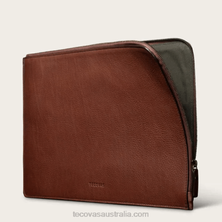 Bourbon Leather Laptop Sleeve Tecovas 62NN83