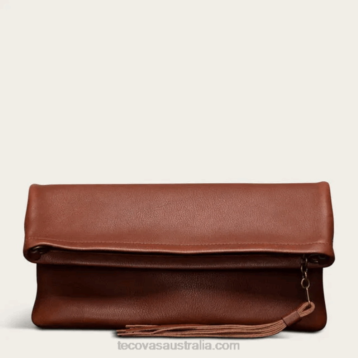 Fawn Leather Clutch Tecovas 62NN99