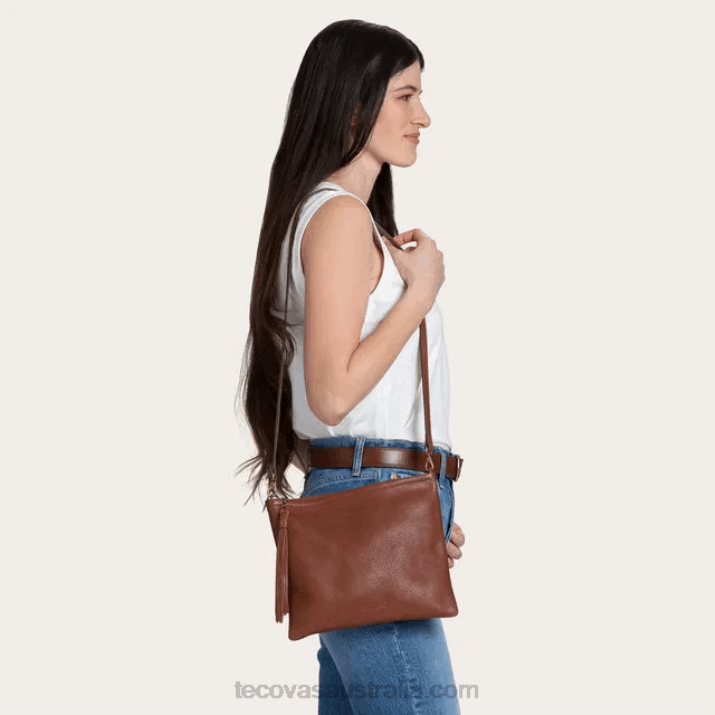 Fawn Leather Clutch Tecovas 62NN99