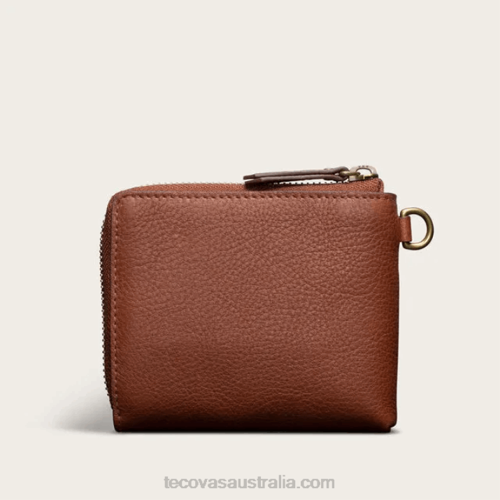 Fawn Leather L-Zip Wallet Tecovas 62NN103