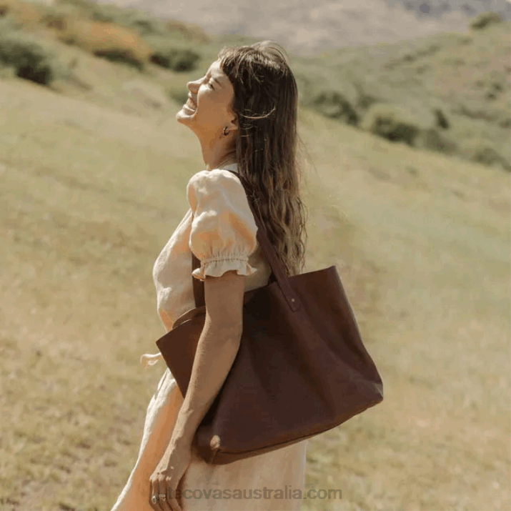 Fawn Leather Tote Tecovas 62NN86