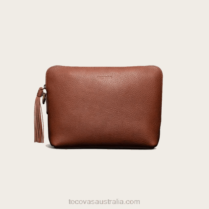 Fawn Leather Wristlet Pouch Tecovas 62NN101