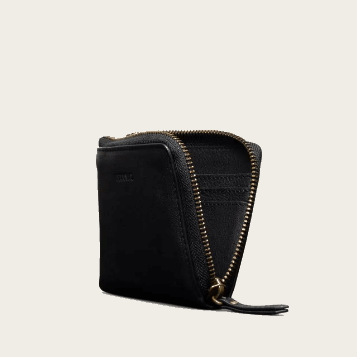 Midnight Leather L-Zip Wallet Tecovas 62NN104