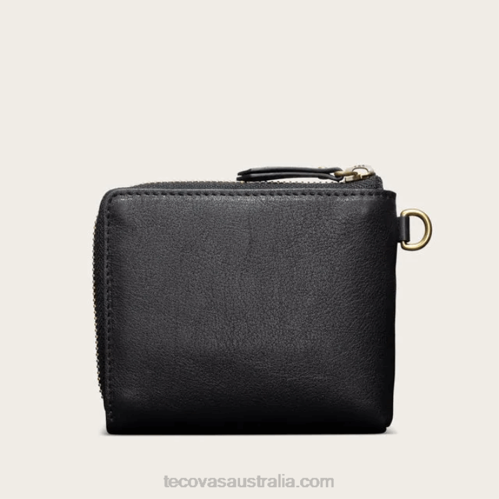 Midnight Leather L-Zip Wallet Tecovas 62NN104
