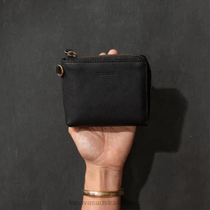 Midnight Leather L-Zip Wallet Tecovas 62NN104