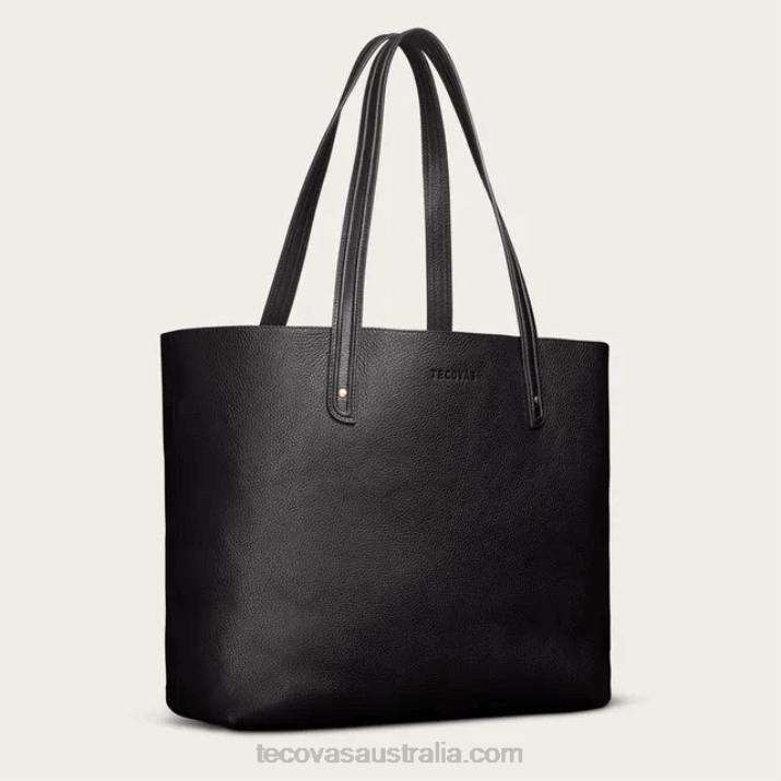 Midnight Leather Tote Tecovas 62NN85