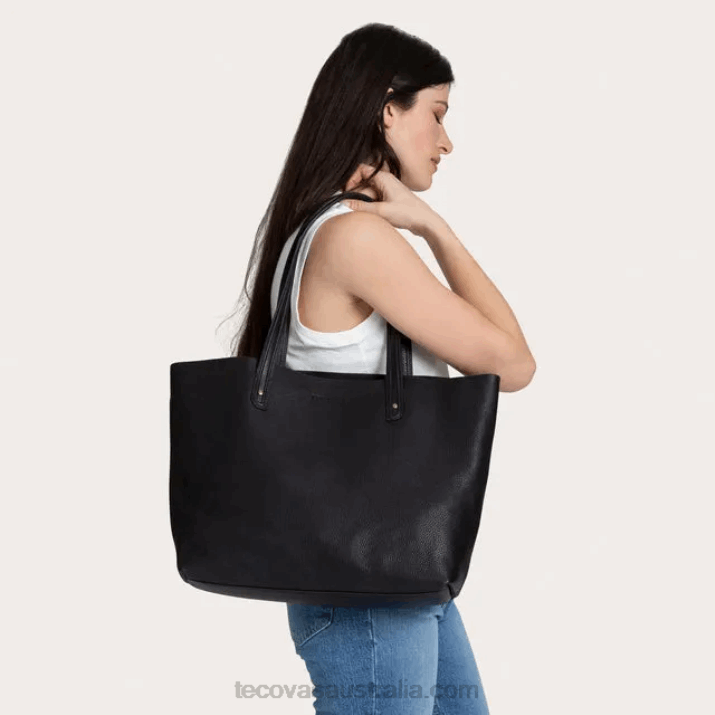 Midnight Leather Tote Tecovas 62NN85