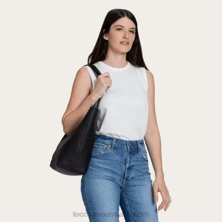 Midnight Leather Tote Tecovas 62NN85
