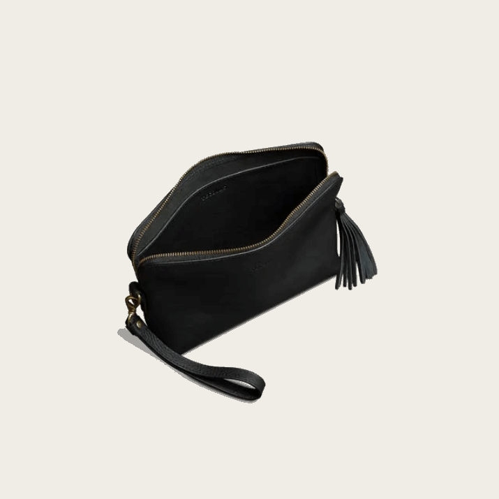 Midnight Leather Wristlet Pouch Tecovas 62NN102
