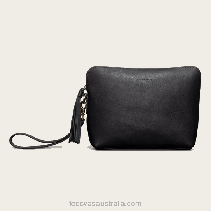 Midnight Leather Wristlet Pouch Tecovas 62NN102