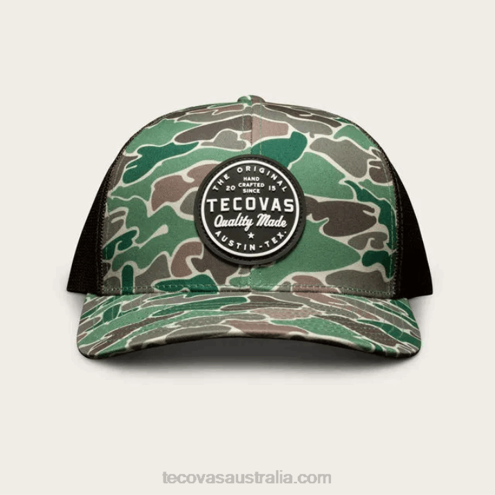 Camo Cowboy Camo Trucker Hat Tecovas 62NN70