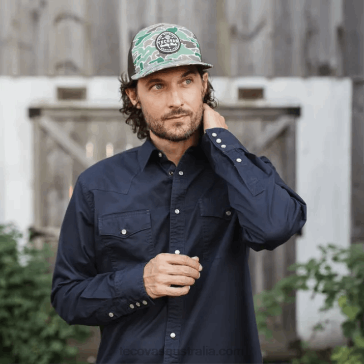Camo Cowboy Camo Trucker Hat Tecovas 62NN70