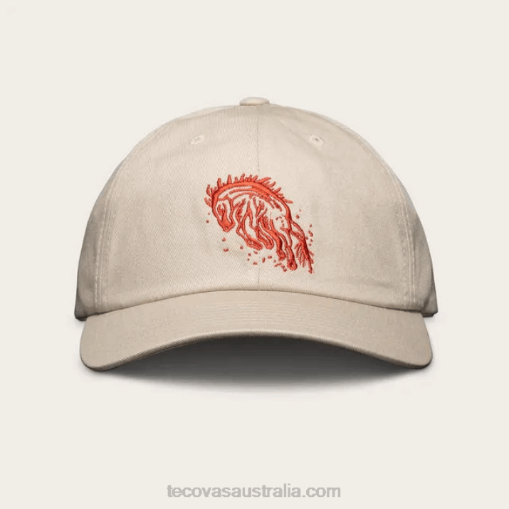 Khaki Buckin' Bronco Dad Hat Tecovas 62NN106