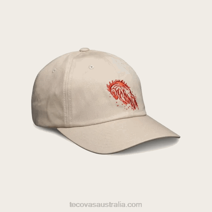 Khaki Buckin' Bronco Dad Hat Tecovas 62NN106