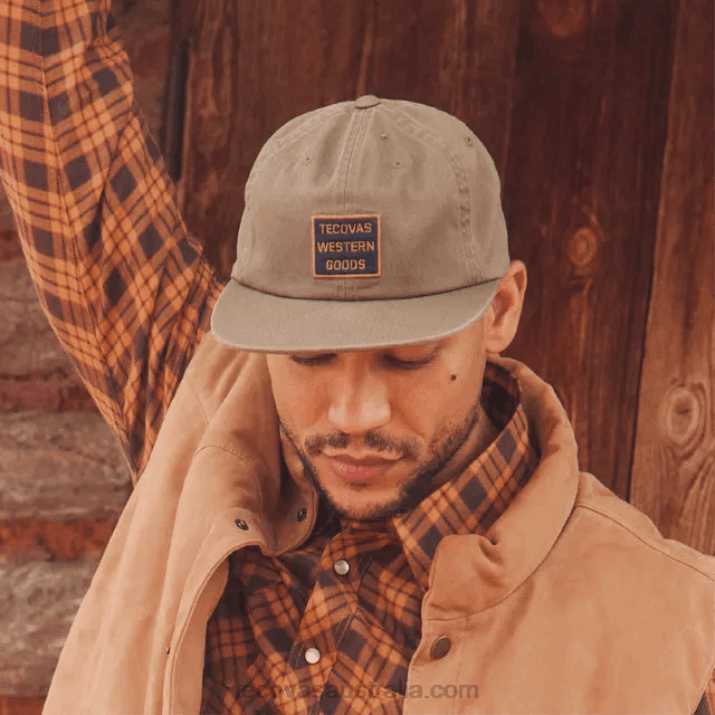 Olive Western Goods Washed Camper Hat Tecovas 62NN69
