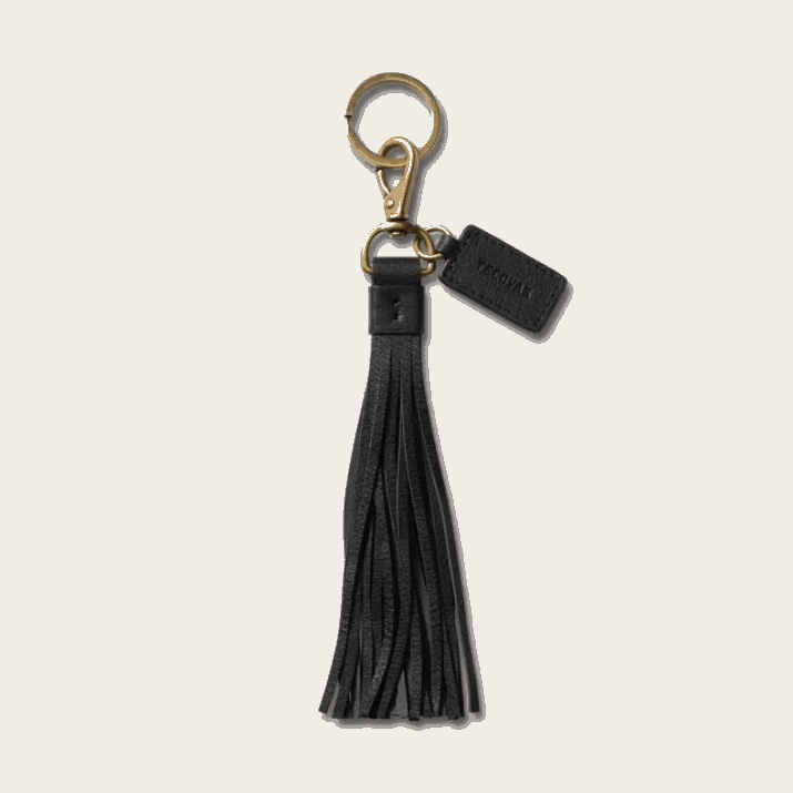 Midnight Leather Tassel Key Ring Tecovas 62NN97