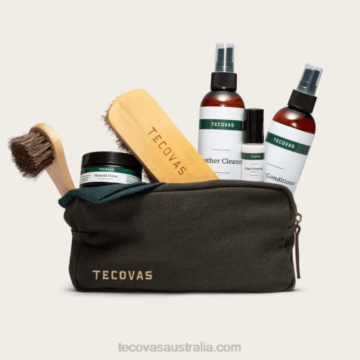 Green Canvas Leather Care Kit Tecovas 62NN5