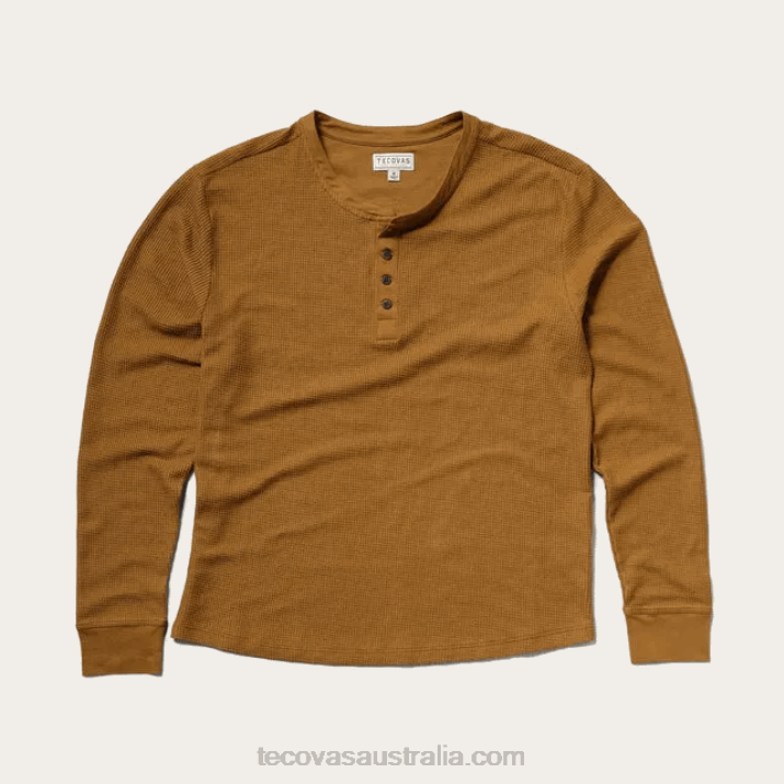 Men Rubber Waffle Henley Tecovas 62NN36