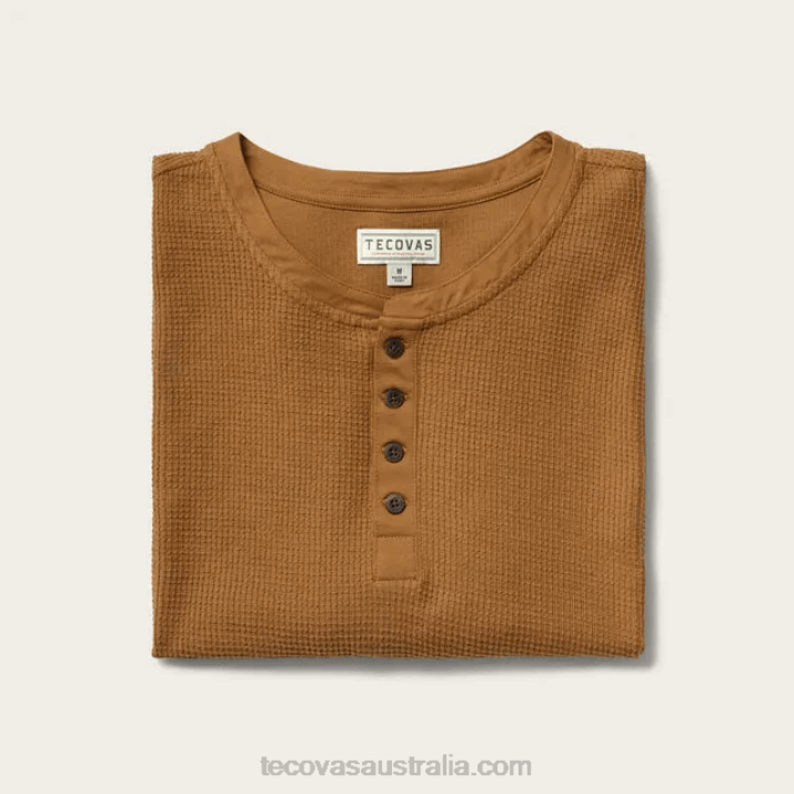 Men Rubber Waffle Henley Tecovas 62NN36