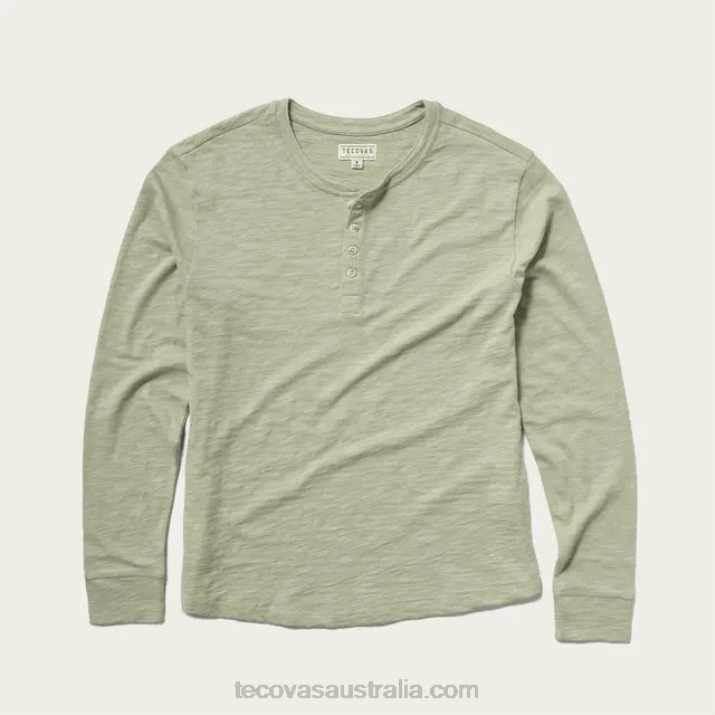 Men Sagebrush Cotton Slub Henley Tecovas 62NN27