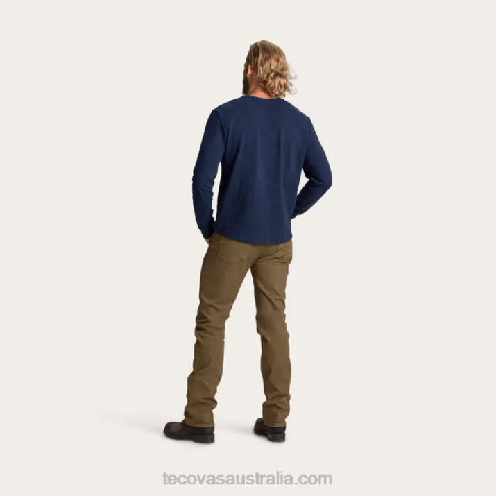 Men Twilight Cotton Slub Henley Tecovas 62NN26