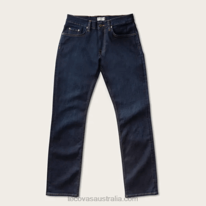 Men Dark Blue Slim Jean Tecovas 62NN58