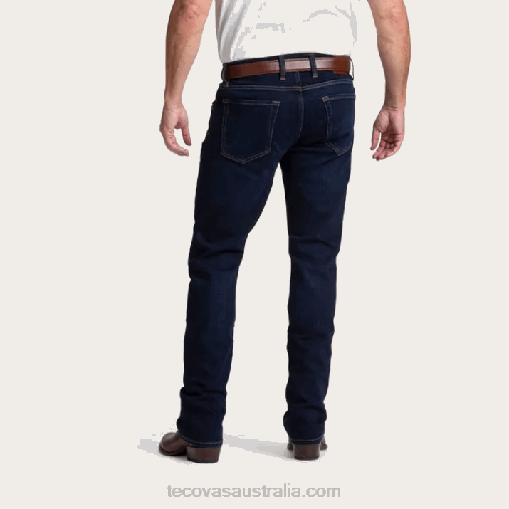 Men Dark Blue Slim Jean Tecovas 62NN58
