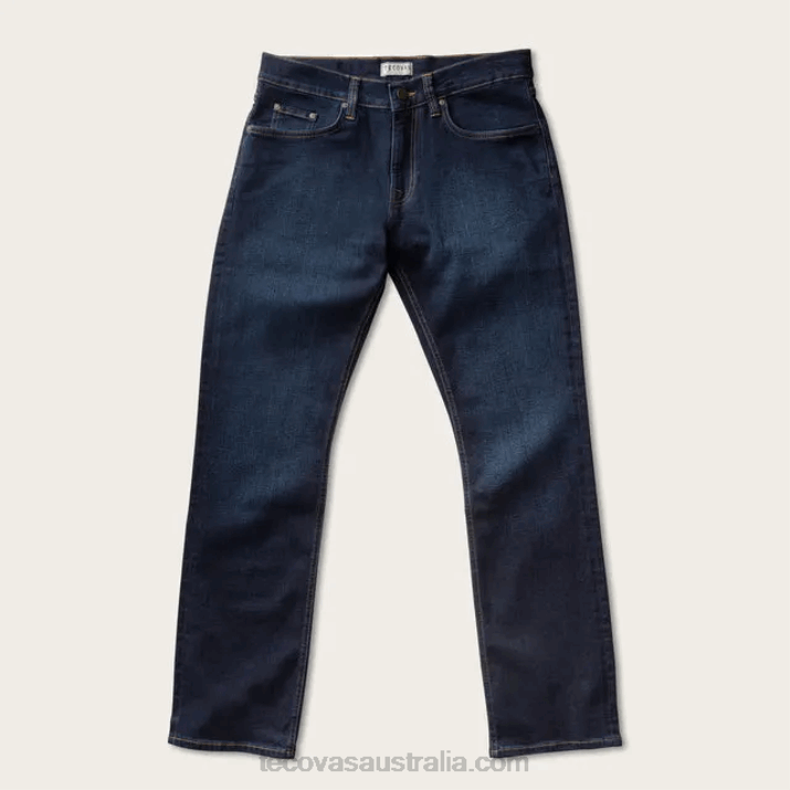 Men Dark Blue Standard Jean Tecovas 62NN52