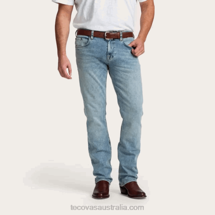 Men Light Blue Slim Jean Tecovas 62NN60