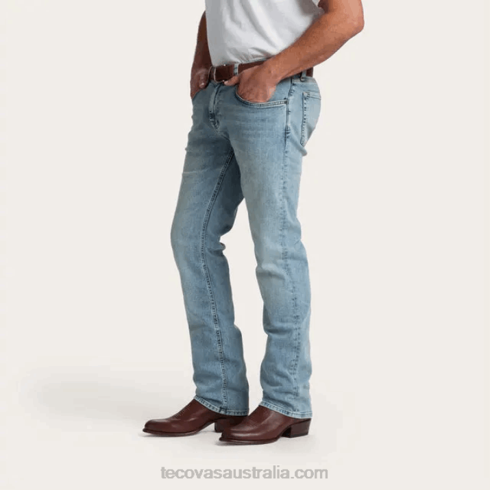 Men Light Blue Slim Jean Tecovas 62NN60