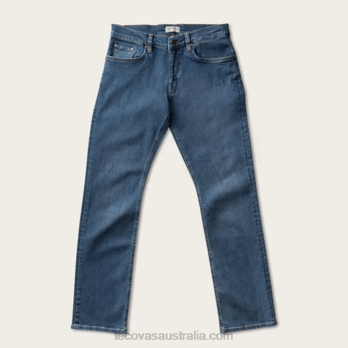 Men Medium Blue Slim Jean Tecovas 62NN59
