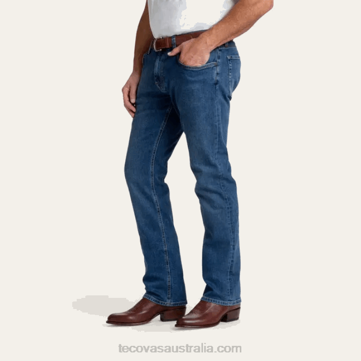 Men Medium Blue Slim Jean Tecovas 62NN59