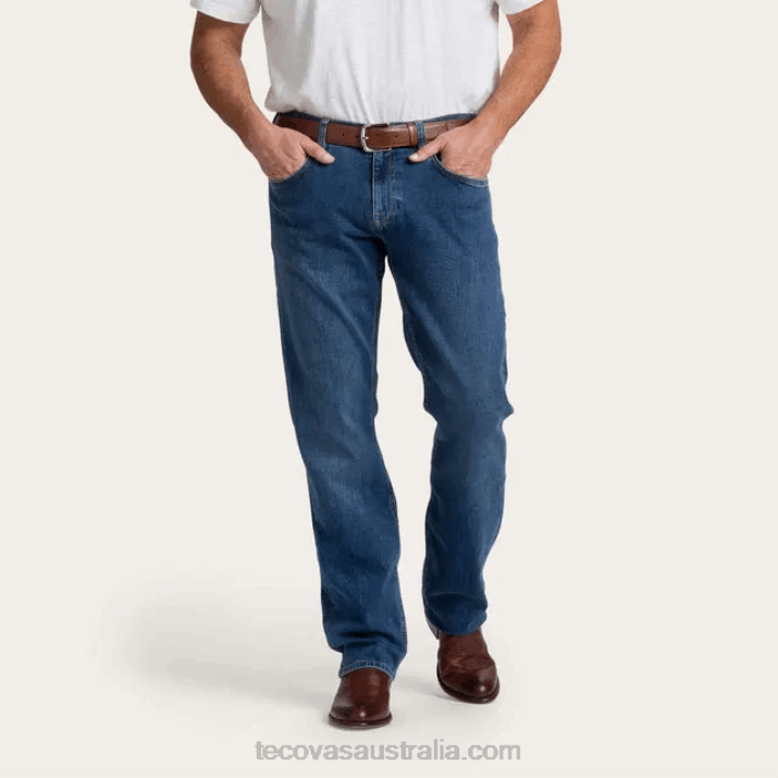 Men Medium Blue Standard Jean Tecovas 62NN53