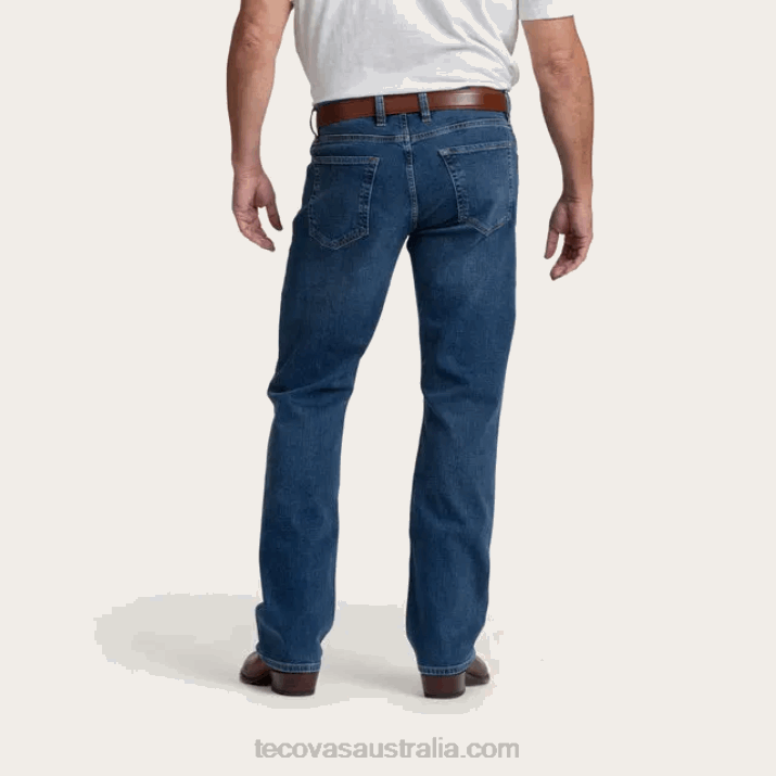Men Medium Blue Standard Jean Tecovas 62NN53