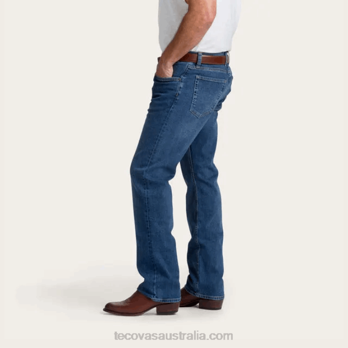 Men Medium Blue Standard Jean Tecovas 62NN53