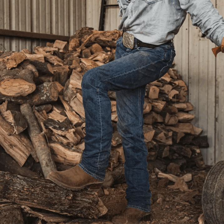 Men Medium Straight Western Jean Tecovas 62NN56