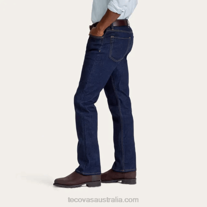 Men New Dark Straight Western Jean Tecovas 62NN55