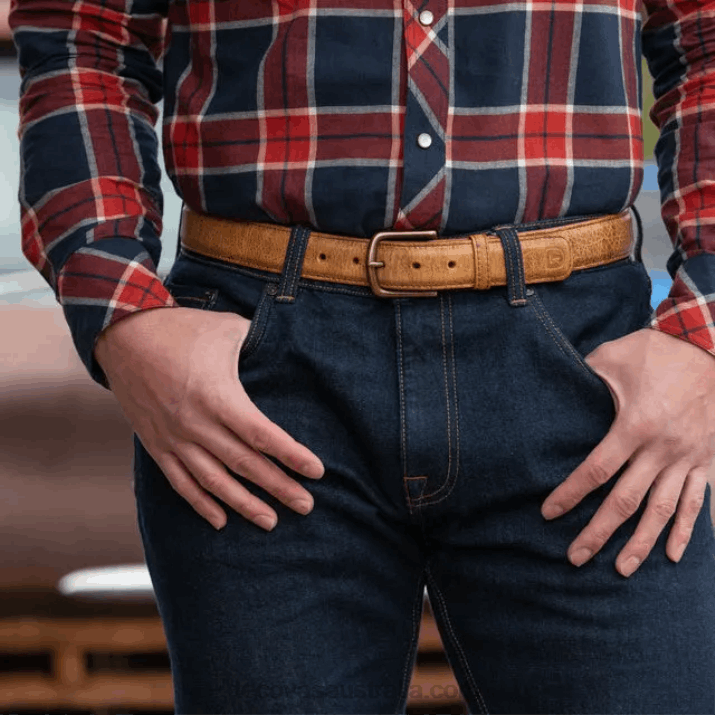 Men New Dark Straight Western Jean Tecovas 62NN55