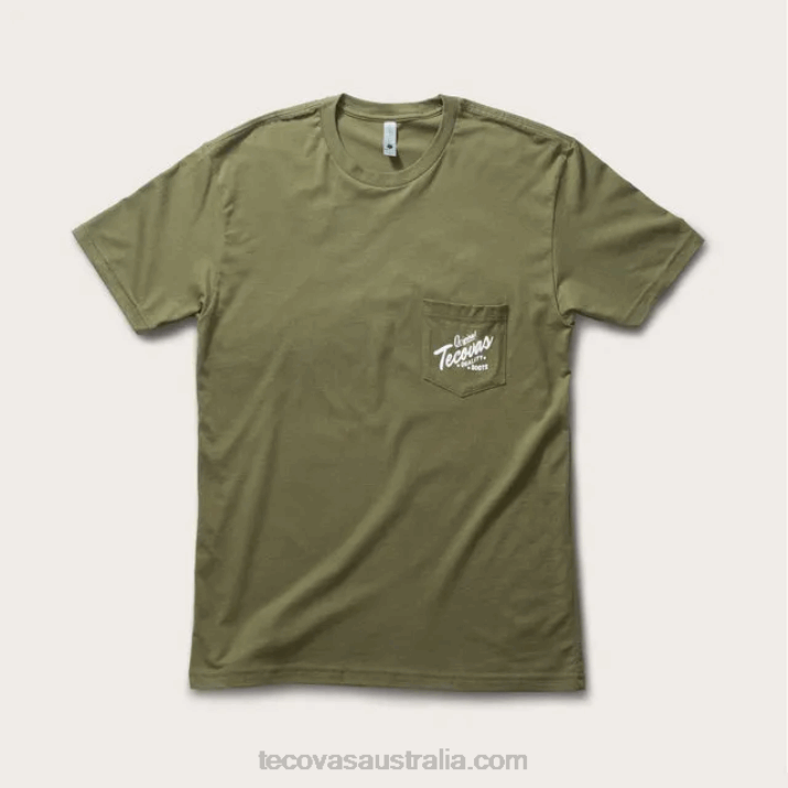 Men Green Originals Tee Tecovas 62NN42