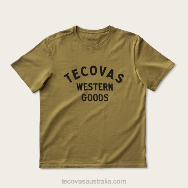 Men Olive Original Western Goods Tee Tecovas 62NN32