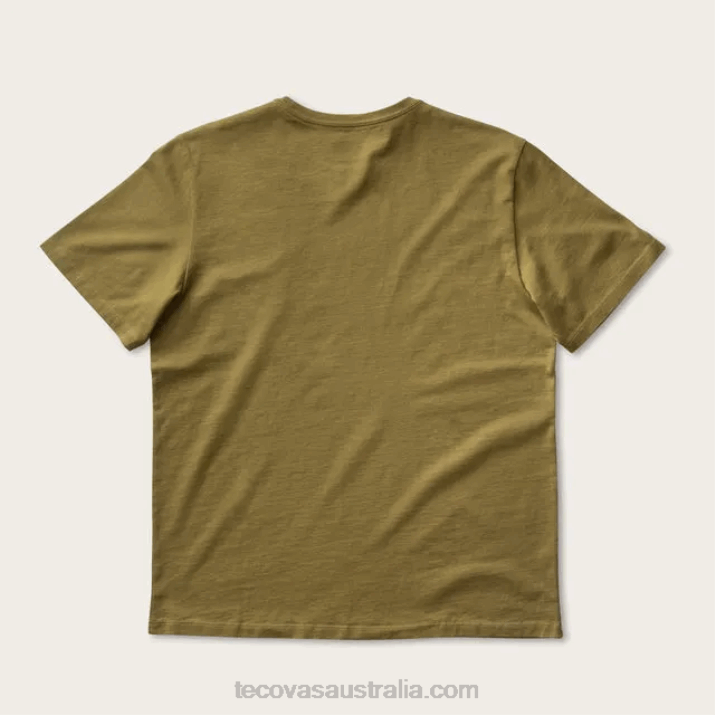 Men Olive Original Western Goods Tee Tecovas 62NN32