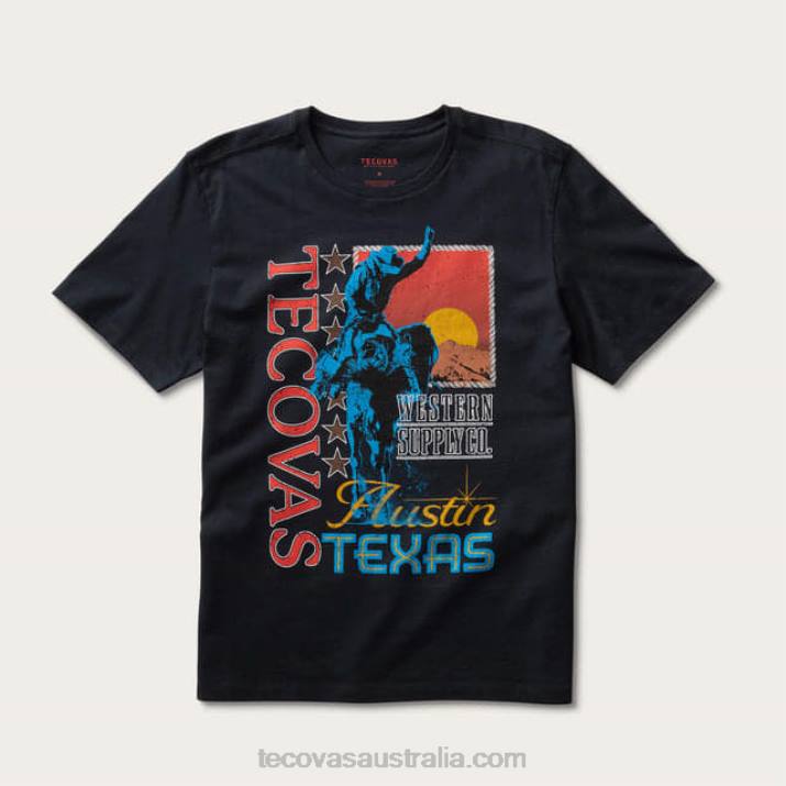 Men Onyx Bronc' Tee Tecovas 62NN50