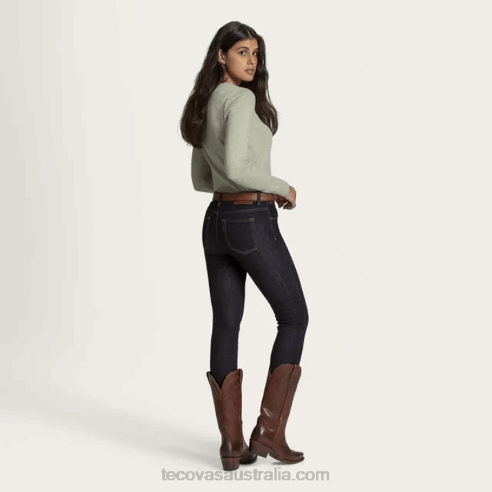Women Sagebrush Long Sleeve Cotton Slub Henley Tecovas 62NN160