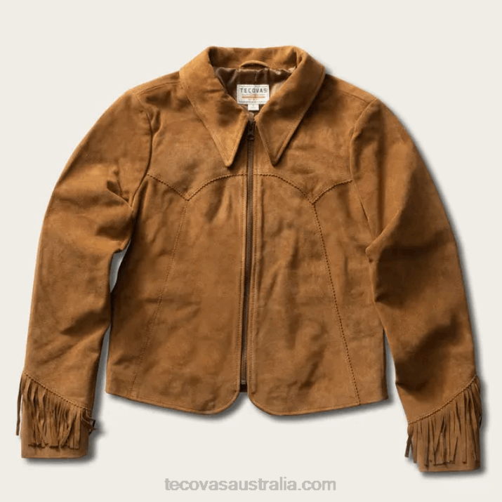 Women Cider Suede Fringe Jacket Tecovas 62NN145