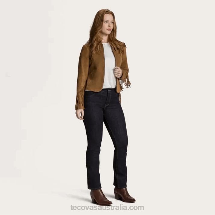 Women Cider Suede Fringe Jacket Tecovas 62NN145
