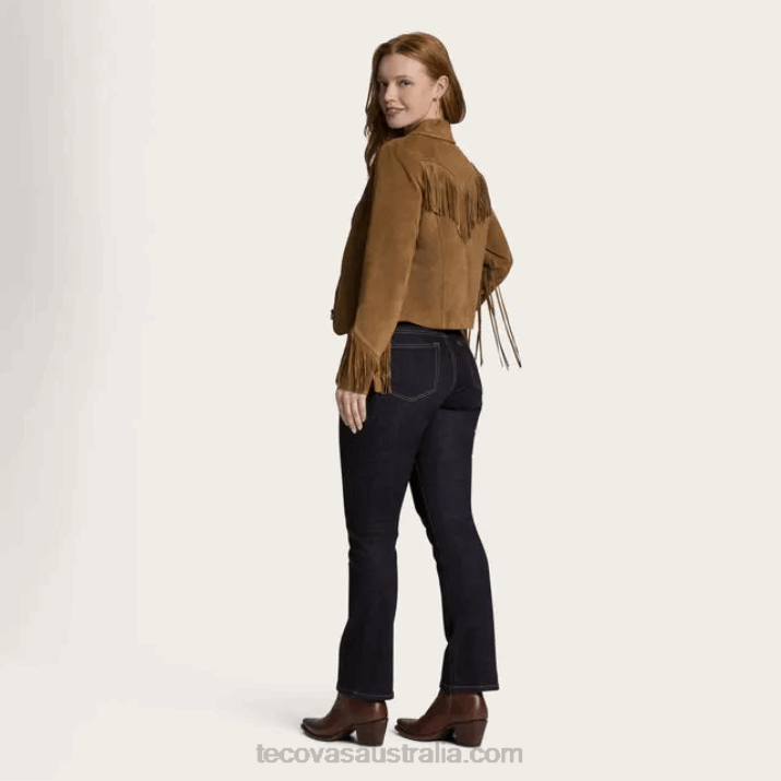 Women Cider Suede Fringe Jacket Tecovas 62NN145