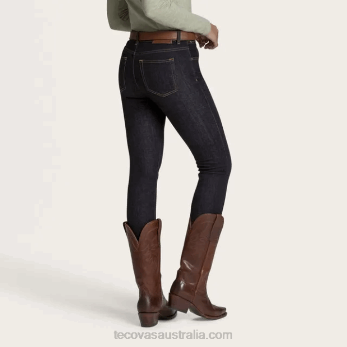Women Ink Blue High-Rise Skinny Jean Tecovas 62NN169
