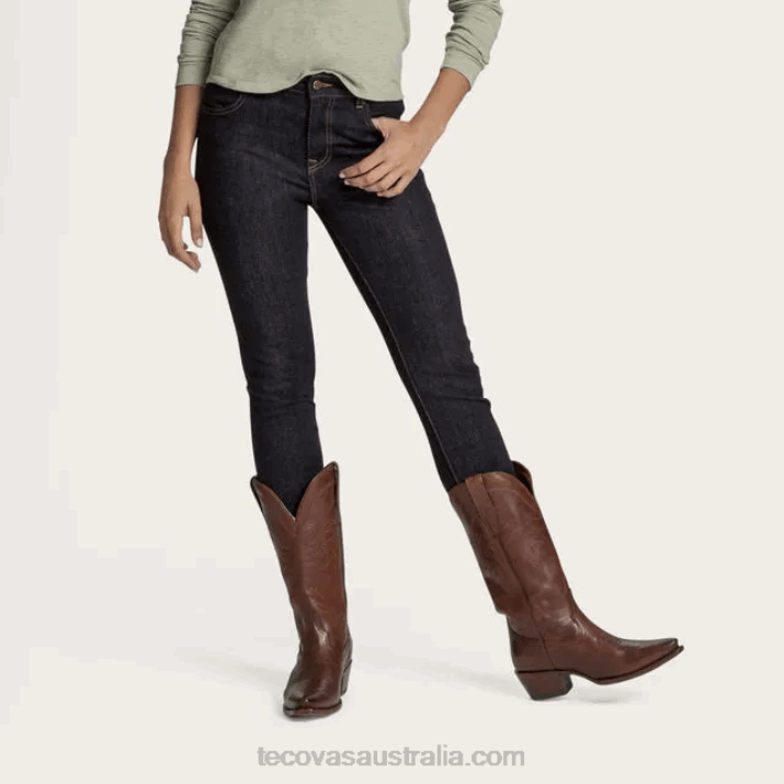 Women Ink Blue High-Rise Skinny Jean Tecovas 62NN169