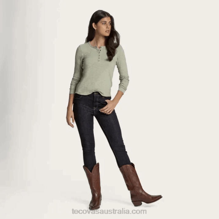 Women Ink Blue High-Rise Skinny Jean Tecovas 62NN169