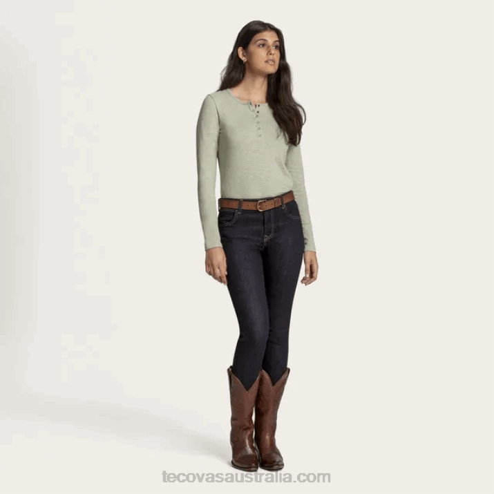 Women Ink Blue High-Rise Skinny Jean Tecovas 62NN169